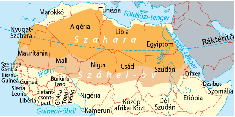  A Száhel-öv - Tankönyv 167. oldal 5. ábra